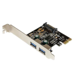 STARTECH SCHEDA CONTROLLER PCI EXPRESS 2 PORTE USB 3.2 Gen 1 CON ALIMENTAZIONE SATA